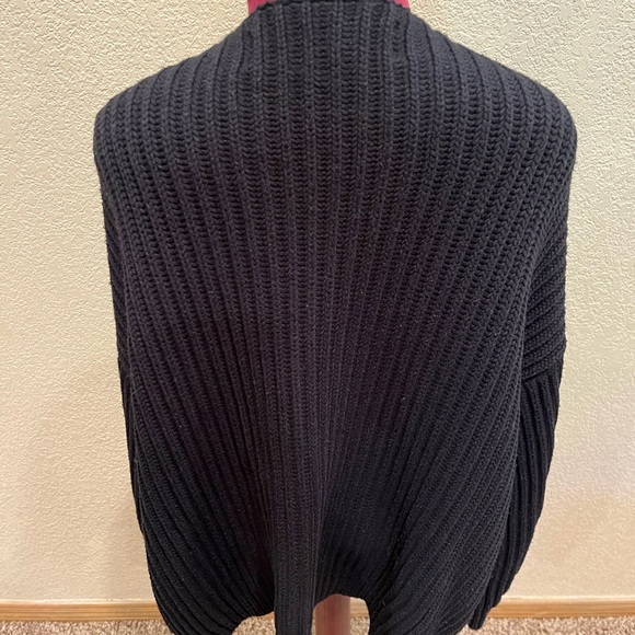 Code x Mode Black Open Front Dolman Cardigan - Picture 8 of 11